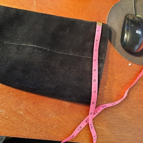 NEW ! Vince Camuto Pearlanie Over Knee Boot Suede Black Size Various - Picture 4 of 5